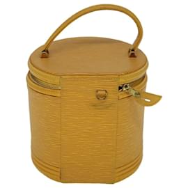 Louis Vuitton-LOUIS VUITTON Epi Cannes Hand Bag Yellow M48039 LV Auth 57942-Yellow