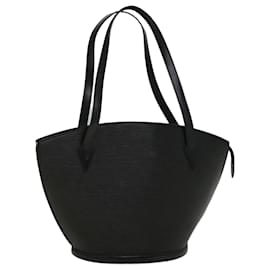 Louis Vuitton-LOUIS VUITTON Epi Saint Jacques Shopping Shoulder Bag Black M52262 auth 57402-Black