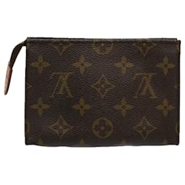 Louis Vuitton-Louis Vuitton Monogram Poche Toilette 15 Pouch M47546 LV Auth 57877-Monogram