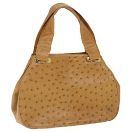Bally-BALLY Hand Bag Leather Brown Auth ac2395-Brown