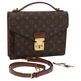 Louis Vuitton-Louis Vuitton Monogram Monceau 28 Hand Bag 2way M51185 LV Auth 57651-Monogram