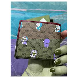 Gucci-Doraemon X Gucci Bi-Fold wallet-Camel