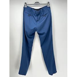 Prada-PRADA Pantalones T.ÉL 48 Lana-Azul
