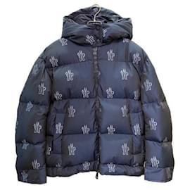 Moncler-Men Coats Outerwear-Navy blue