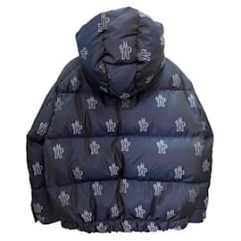 Moncler-Men Coats Outerwear-Navy blue