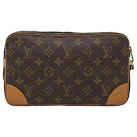 Louis Vuitton-LOUIS VUITTON Monogram Marly Dragonne GM Clutch Bag M51825 LV Auth 57491-Monogram