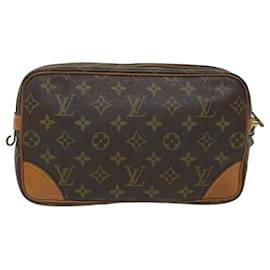Louis Vuitton-LOUIS VUITTON Monogram Marly Dragonne GM Clutch Bag M51825 LV Auth 56803-Monogram