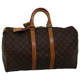 Louis Vuitton-Louis Vuitton-Monogramm Keepall 45 Boston Bag M.41428 LV Auth 57469-Monogramm