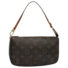 Louis Vuitton-LOUIS VUITTON Monogramm Pochette Accessoires Tasche M.51980 LV Auth 57791-Monogramm