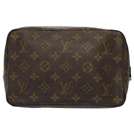 Louis Vuitton-Louis Vuitton Monogram Trousse Toilette 23 Kupplungstasche M.47524 LV Auth 57130-Monogramm