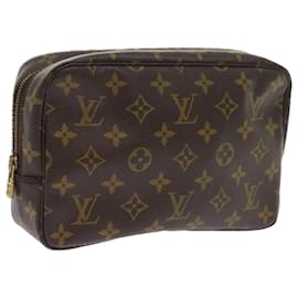 Louis Vuitton-Louis Vuitton Monogram Trousse Toilette 23 Pochette M47524 LV Aut 56353-Monogramma