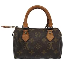 Louis Vuitton-LOUIS VUITTON Mini sac à main Speedy Monogram M41534 Auth LV 57913-Monogramme