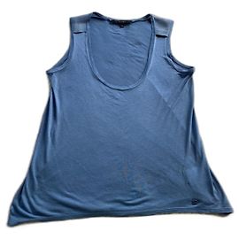 Top jeans azul Gucci de algodão Azul