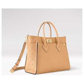 Louis Vuitton-LV on My side handbag GM-Beige