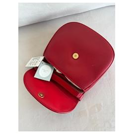 Christian Dior-Christian Dior Handbag red-Red,Dark red,Gold hardware