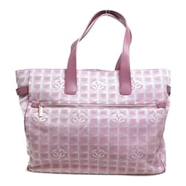 Chanel-New Travel Line Tote Bag-Pink