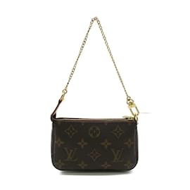 Louis Vuitton-Acessórios Monogram Mini Pochette M58009-Marrom