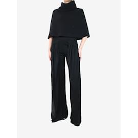 Ralph Lauren-Pantalon large plissé noir - taille UK 12-Noir