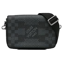 Louis Vuitton-Louis Vuitton Nero Damier Grafite Studio 3Borsa a tracolla D-Nero