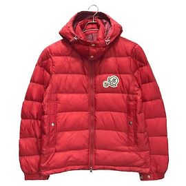 Moncler Bramant down jacket red nylon Red