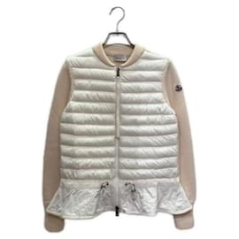 Moncler White Wool Down Jacket White