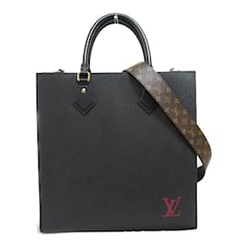 Louis Vuitton-Epi Sac Plat PM M58658-Negro