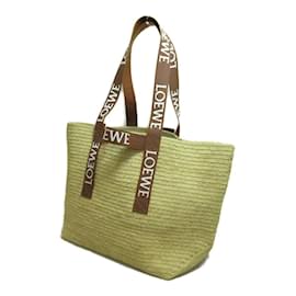 Loewe-Raffia Shopper Tote Bag B507x23x042435-Brown