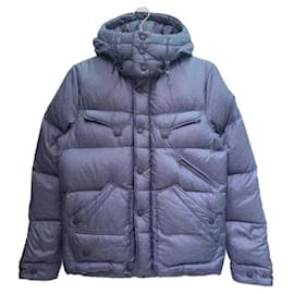 Moncler-Men Coats Outerwear-Navy blue