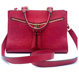 Louis Vuitton-louis vuitton in pelle rossa-Rosso