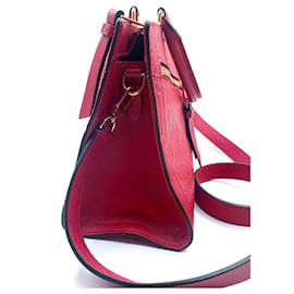 Louis Vuitton-louis vuitton couro vermelho-Vermelho