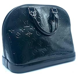 Louis Vuitton-alma charol louis vuitton total black-Negro