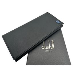 Alfred Dunhill Portafoglio Dunhill London lungo belgrave pelle nera Nero