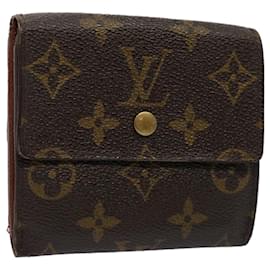 Louis Vuitton-LOUIS VUITTON Portafoglio Portefeuille Elise con monogramma M61654 LV Aut 58354-Monogramma