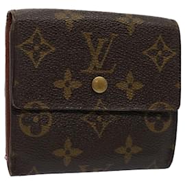 Louis Vuitton-LOUIS VUITTON Monedero Portefeuille Elise Monedero M61654 LV Auth 58354-Monograma