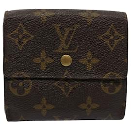 Louis Vuitton-LOUIS VUITTON Portafoglio Portefeuille Elise con monogramma M61654 LV Aut 58354-Monogramma