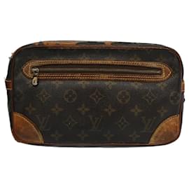 Louis Vuitton-LOUIS VUITTON Monogramm Marly Dragonne GM Clutch Bag M.51825 LV Auth ti1259-Monogramm