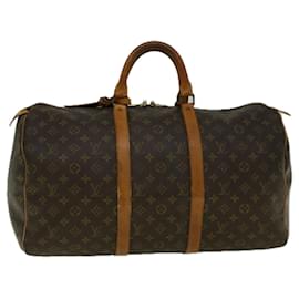 Louis Vuitton-Louis Vuitton-Monogramm Keepall 50 Boston Bag M.41426 LV Auth bs9618-Monogramm