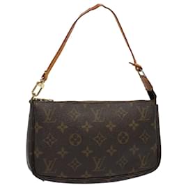 Louis Vuitton-LOUIS VUITTON Monogramm Pochette Accessoires Tasche M.51980 LV Auth 58655-Monogramm