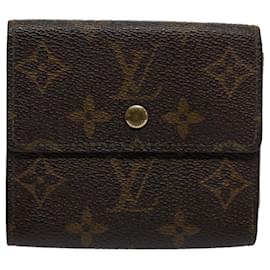 Louis Vuitton-Carteira LOUIS VUITTON Monograma Portefeuille Elise M61654 LV Auth bs9563-Monograma