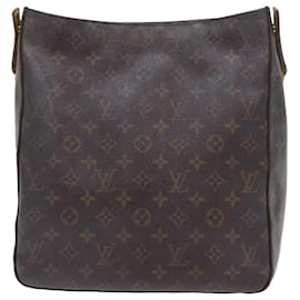 Louis Vuitton-Bolsa de ombro M LOUIS VUITTON Monogram Looping GM51145 LV Auth bs9521-Monograma