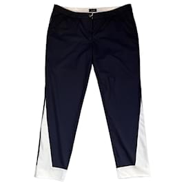 Armani Jeans-Pantaloni, ghette-Blu navy