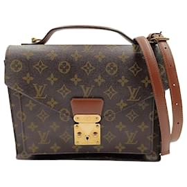 Louis Vuitton-Louis Vuitton Louis Vuitton Monceau monogram shoulder bag-Brown