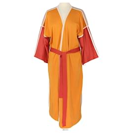 Hermès-Roupão Tri Color Hestia Yukata-Outro
