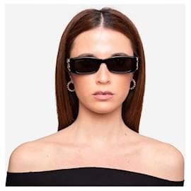 Balenciaga-Balenciaga BB unisex sunglasses0096S-Black,Gold hardware