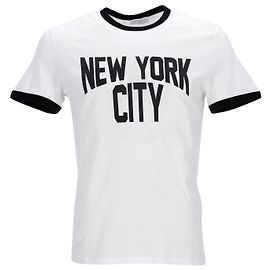 Camiseta Sandro Paris New York City de algodón blanco Blanco