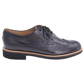 Oxford stringata Tod's in pelle nera Nero