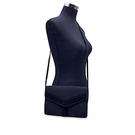 Yves Saint Laurent-Bolsa de ombro preta vintage Y para noite-Preto
