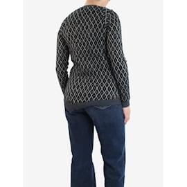 Marni-Suéter tricotado metálico preto - tamanho UK 4-Preto
