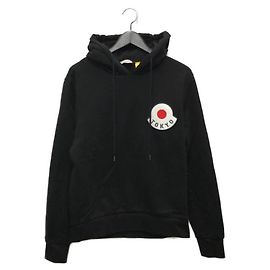 Moncler Pullover Hoodie Black Cotton Black