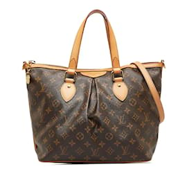 Louis Vuitton-Monograma Palermo PM M40145-Marrom